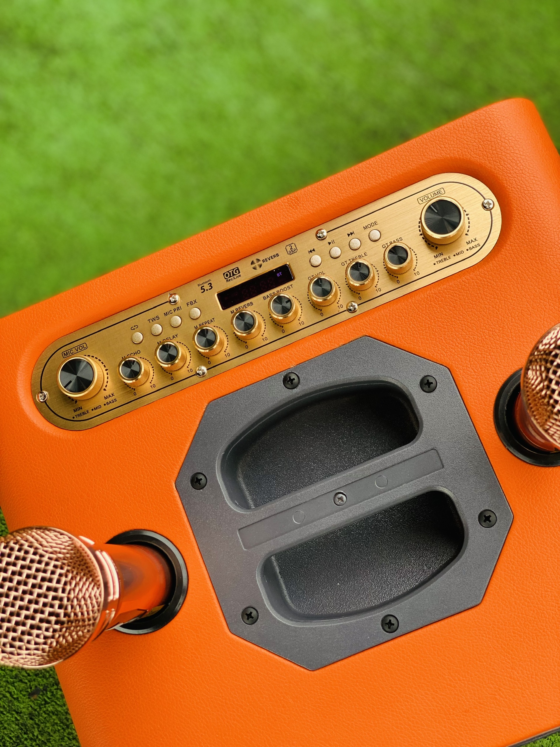 Loa Karaoke Xách Tay L2 Pro Công Suất 600W  Bass Đôi 25 Kèm 2 Micro Không Dây Hợp Kim Hát Nhẹ Âm Sâu Hàng Nhập Khẩu