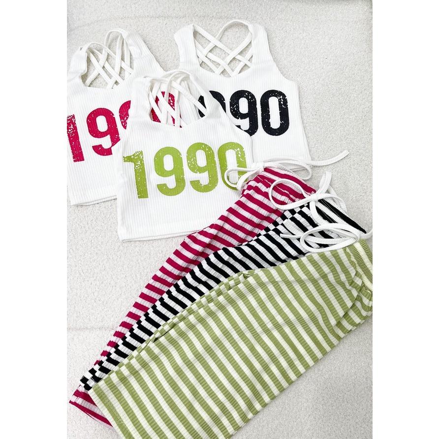 Quần áo bé gái, set đồ bộ cho bé gái quần ống suông phối áo ba lỗ đan dây sành điệu từ 20-40kg hàng thiết kế