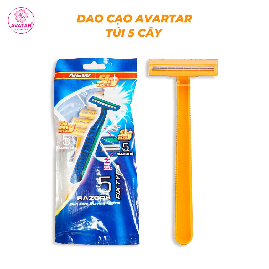 Combo 15 Cây Dạo Cao Râu Nam LiYu Cán Nhựa 2 Lưỡi (Bịch/5 Cây )