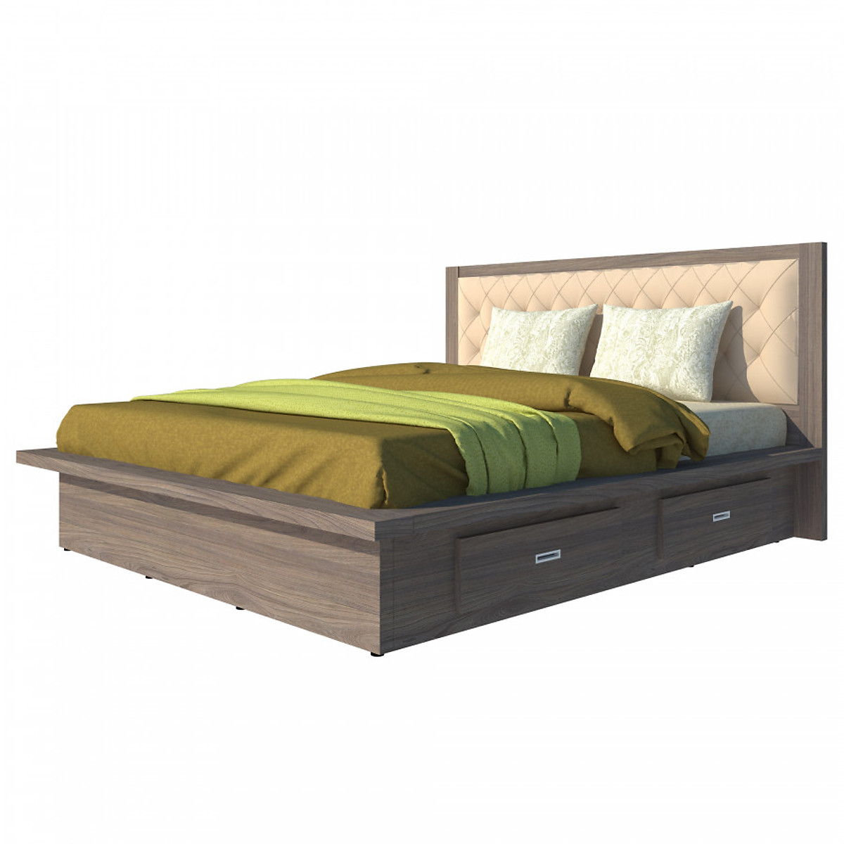 Giường ngủ 2 hộc kéo Tundo 140cm x 200cm