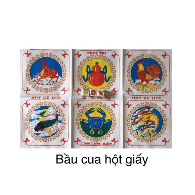 Cờ bầu cua súc sắc giấy