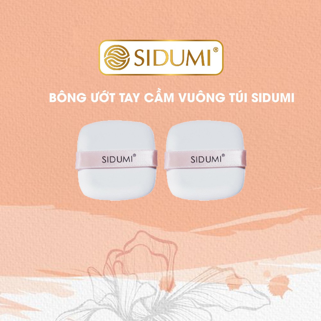 Bông Ướt Tay Cầm Vuông Sidumi 02 cái/túi SDM 109