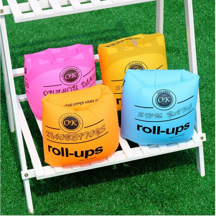 Combo 2 Chiếc Phao Đeo Tay Tập Bơi Roll-Ups An Toàn Cho Bé