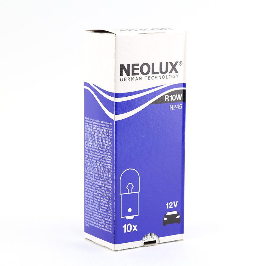 Combo 10 Bóng Đèn Xi Nhan Chân Cài G18 OSRAM NEOLUX Lắp Đèn Hậu, Đèn Phanh, Đèn Cảnh Báo Xe Ô Tô Xe Máy - Nhập Khẩu Chính Hãng