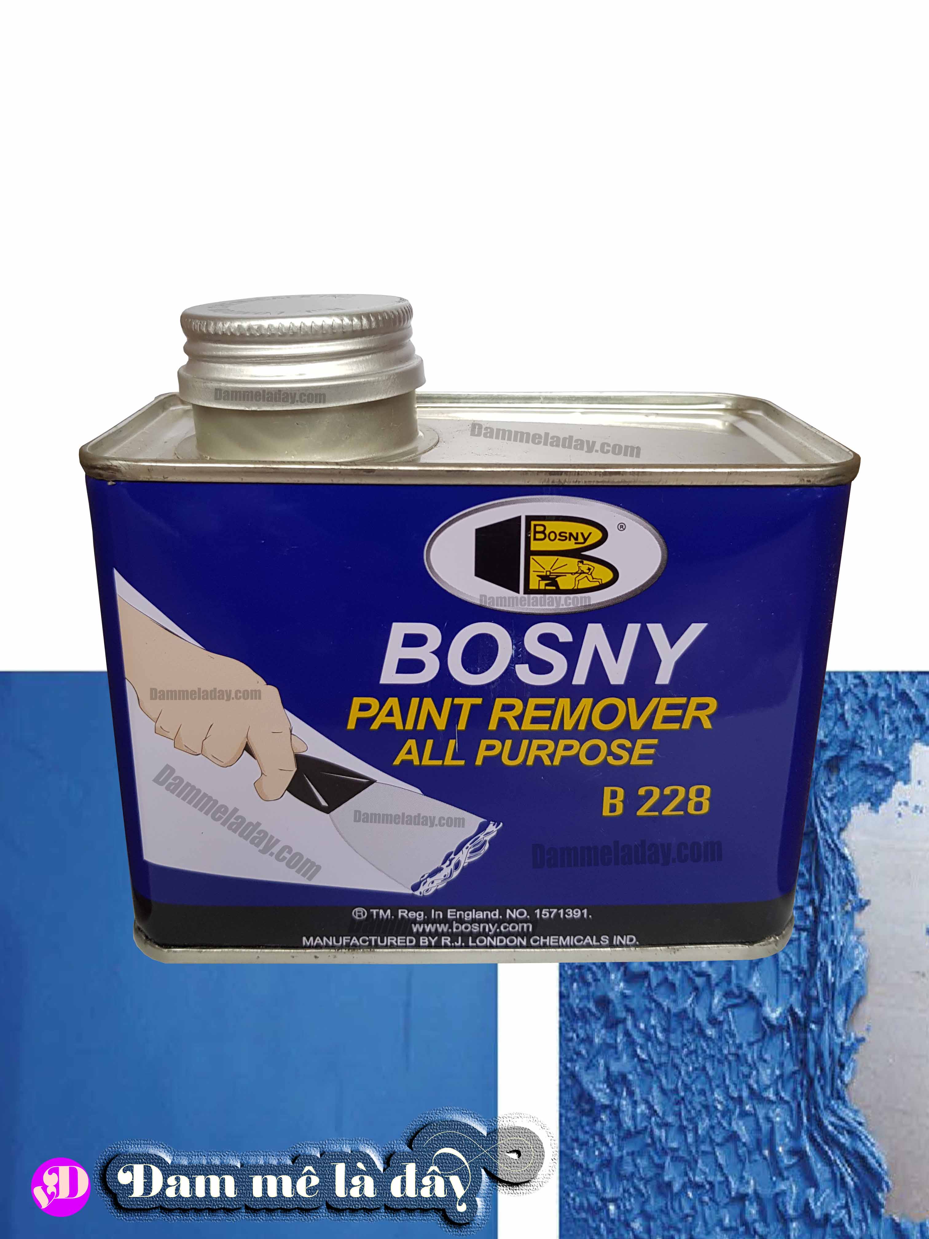 Hình ảnh Tẩy màu sơn - làm sạch lớp sơn paint remover Bosny