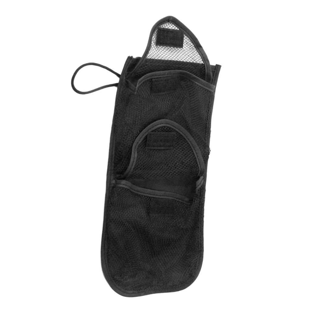 Portable Golf Tennis Balls Mesh Net Pouch Storage Carrying Bag Two Layers