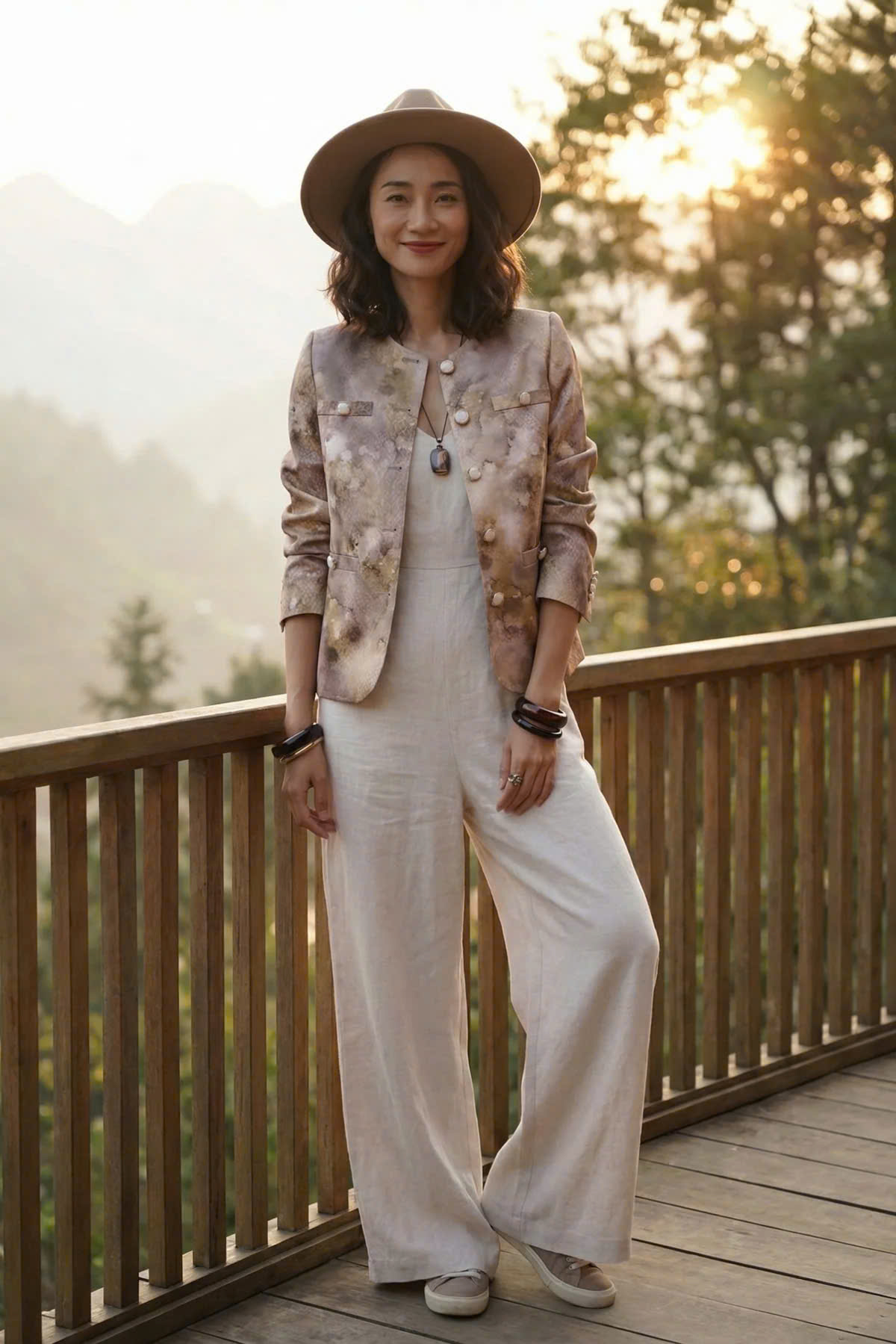 Áo Khoác Jacket Loang Màu Phi Thuỷ Top187 thời trang thiết kế Hity