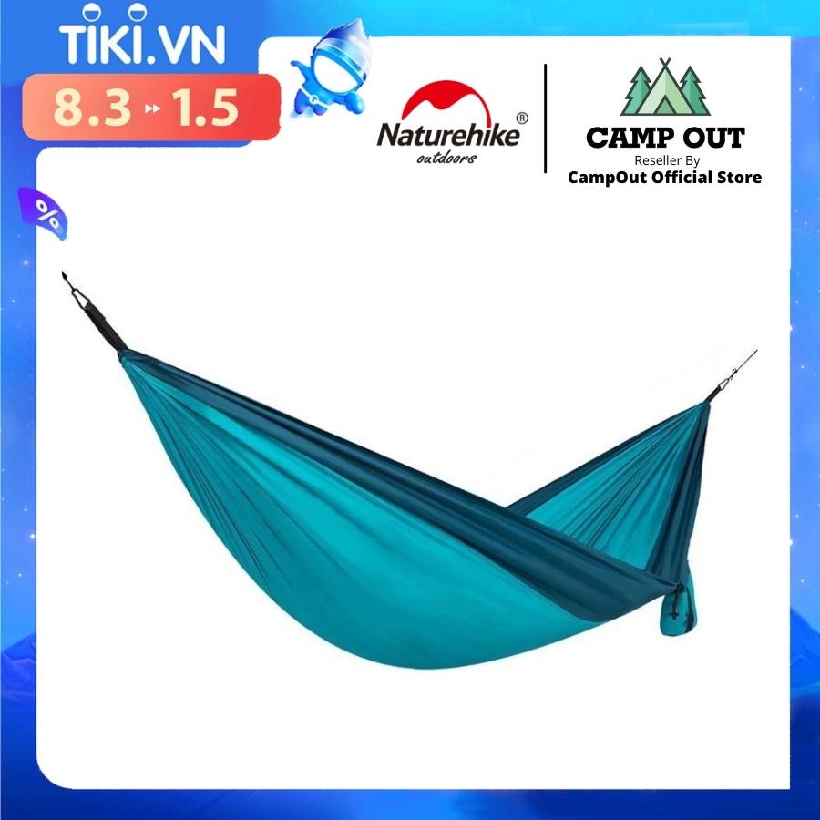 Võng Naturehike cắm trại du lịch dã ngoại võng dù xếp gọn đơn đôi Campoutvn A200