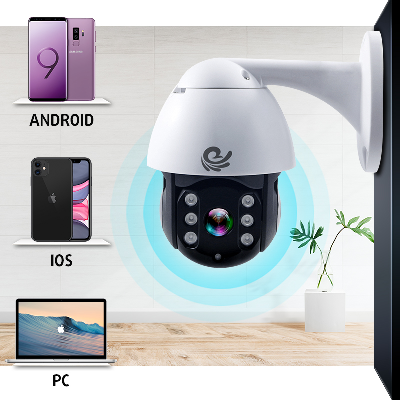 Camera Quan Sát Ngoài Trời 2.0Mpx FULL HD Việt Star Quốc Tế, Xoay 360 Độ Dùng APP CARECAM PRO - Hàng Chính Hãng