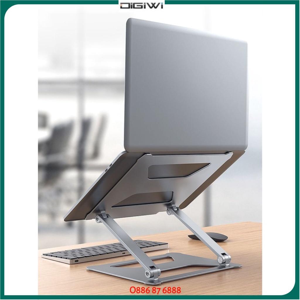 Giá đỡ Laptop P18 bằng hợp kim nhôm tùy chỉnh độ cao kiêm tản nhiệt, nâng hạ tùy ý.