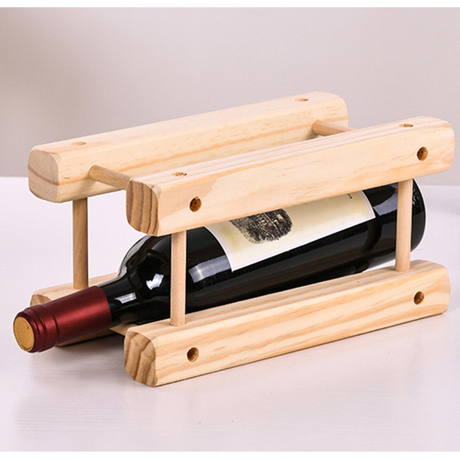 Wine Rack Wine Bottle Storage Decor Art Ornament for Bar