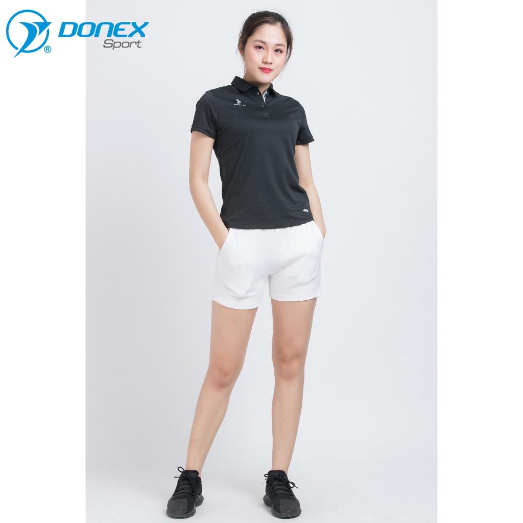 Áo Thể Thao Nữ Có Cổ DONEXPRO Form Chuẩn, Tôn Dáng Người Mặc, Chất Liệu Thoáng Hơi Và Thoải Mái Vận Động AC-3376