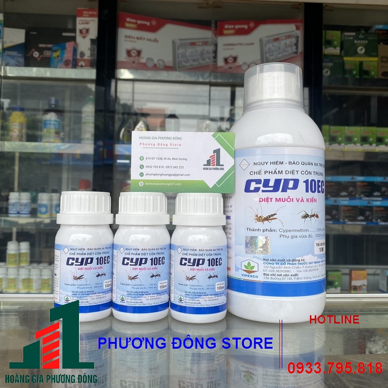 Thuốc diệt muỗi CYP 10EC _chai 100ml