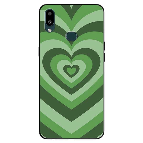 Ốp lưng dành cho Samsung Galaxy A10 / A10s - Tim Cầu Vồng Xanh Lá