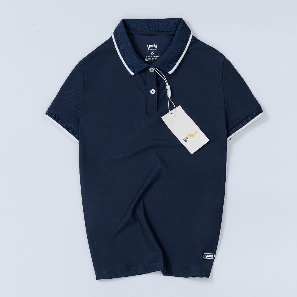 Áo polo nữ YODY có cổ vải airy cool giữ form thoáng mát, thấm hút mồ hôi, co giãn tốt - APN5046
