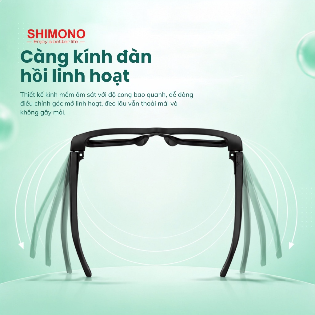 Kính AI Dịch Thuật Realtime SHIMONO-E9 Camera 8MP Bluetooth Nghe Nhạc Đàm Thoại, Ghi Âm, Quay Chụp Hàng Chính Hãng