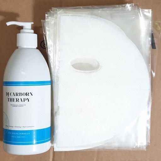 Chai mặt nạ + 35 mask CO2 DJ CARBON THERAPY 500ml mask thải độc da