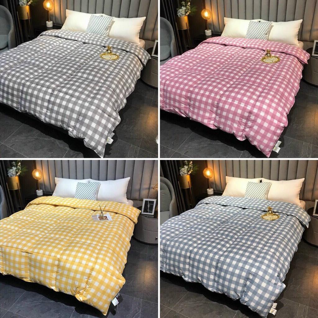 Chăn Lông Vũ Hàng Kẻ Siêu Hot, Siêu Ấm Áp Đầy Đủ 4 Tone Màu Cho Khách Chọn Lựa