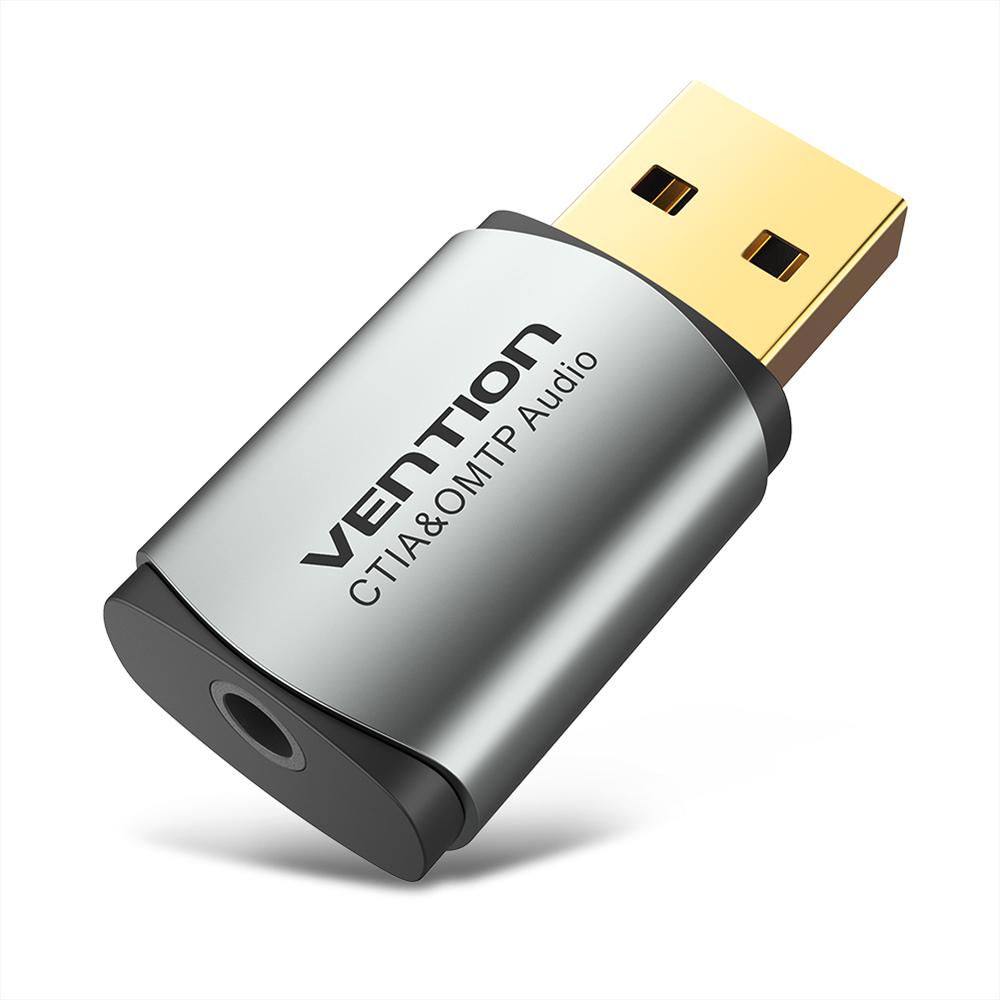 Bộ chuyển đổi Vention USB sang jack cắm tai nghe 3,5 mm 