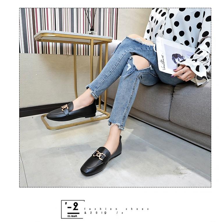 Giày Búp Bê Nữ Da Đính Khuy Hottrend 2021 MBS315 - Seun Shoes
