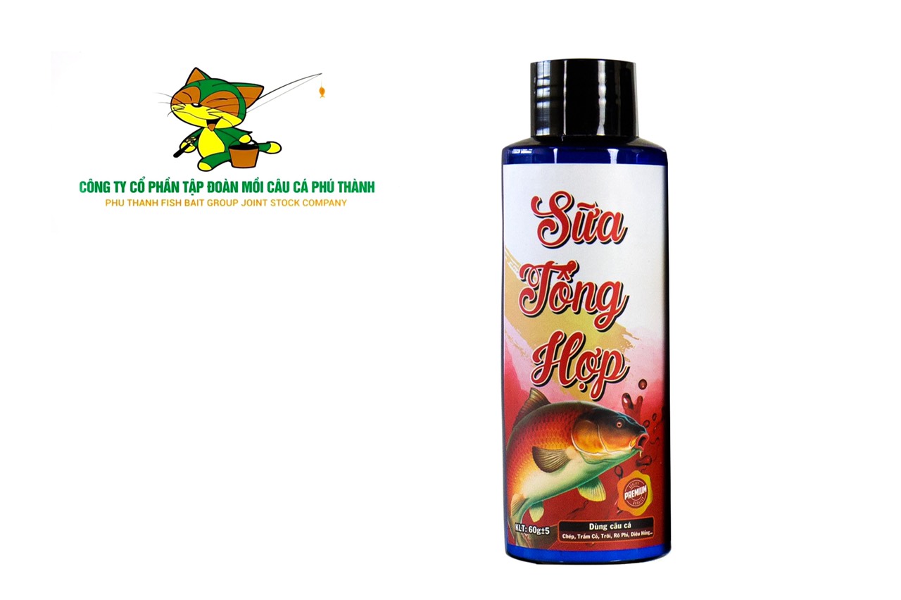 Sữa câu tổng hợp. Mồi câu cá Phú Thành