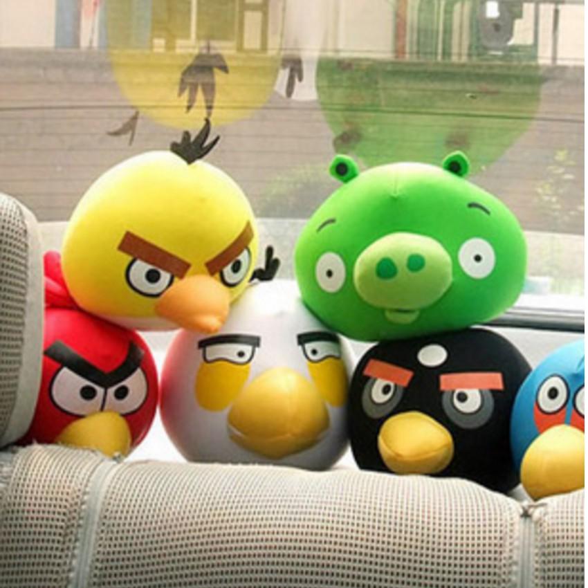Bộ 4 con thú than hoạt tính khử mùi hôi trên xe hơi,hình Angry birds-màu ngẫu nhiên 206141