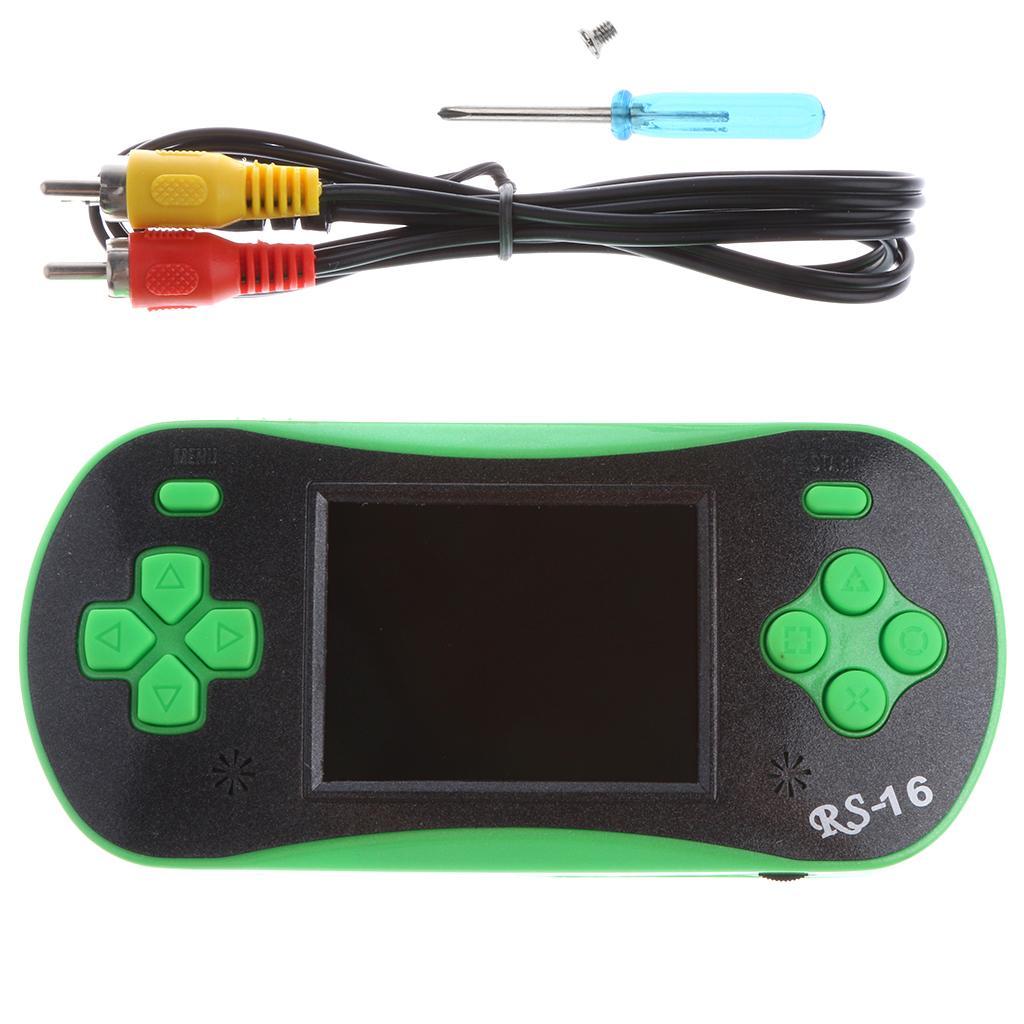 2Piece RS-16 2.5" LCD Classic Handheld Video Console w/ 260 Games Blue+Green