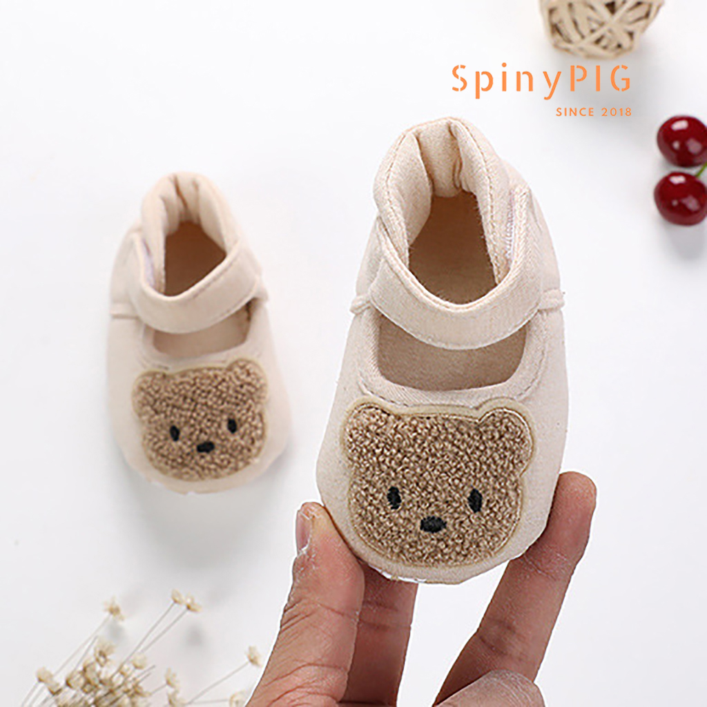 Giày tập đi cho bé 0-18 tháng tuổi 100% cotton hữu cơ tự nhiên không chất tẩy nhuộm chống trơn trượt hàng siêu xinh ơi