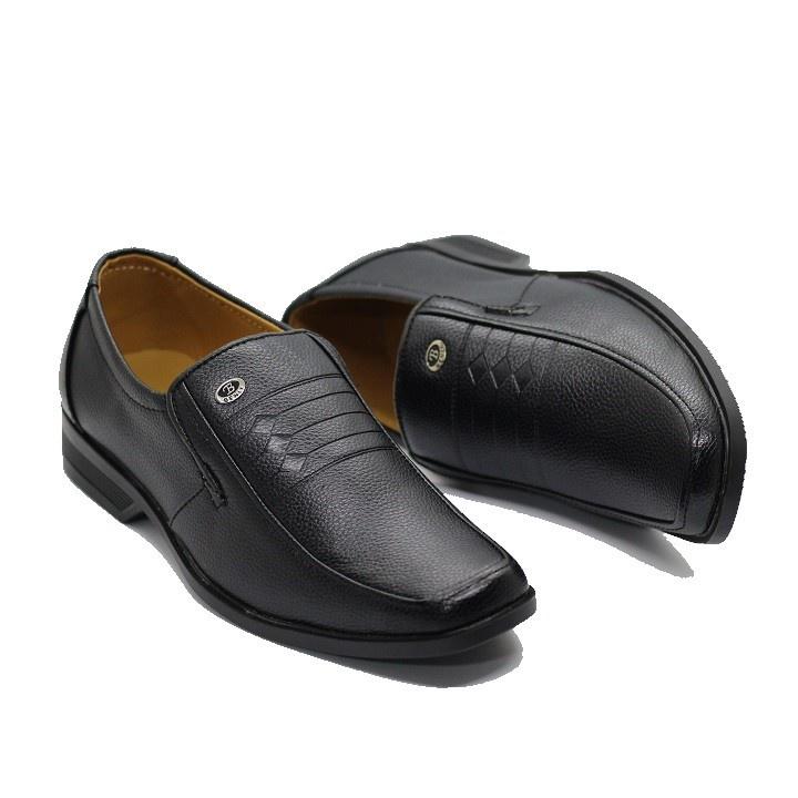 Giày tây nam cho người trung niên 2 màu nâu và đen đế khâu chăc chắn X86fashion-OG04