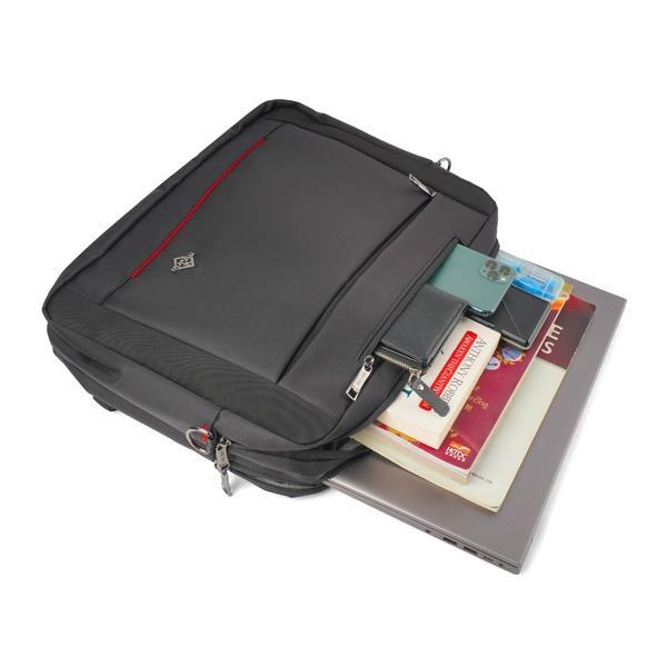 Cặp Học Sinh Đa Năng - 15 Inch - Mr.Vui 448-15 - Màu Đen