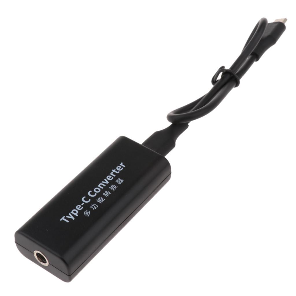 Type C Male to 5.5 x 2.5mm Female Power Charger Converter for ASUS TOShiba