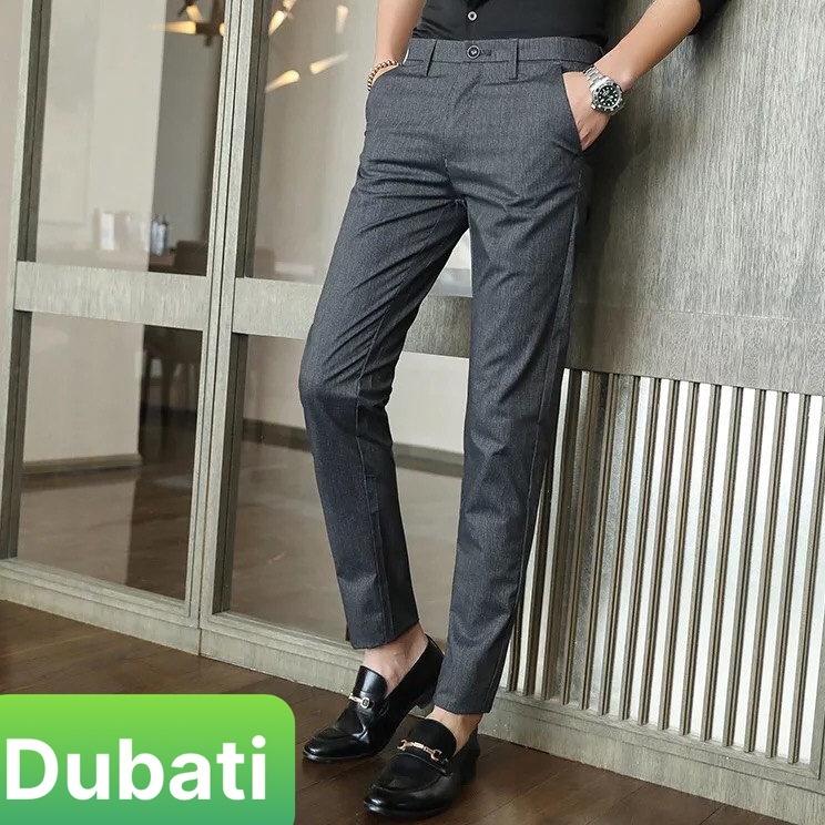 QUẦN TÂY ÂU NAM DÁNG BODY VẢI CO GIÃN CAO CẤP- DUBATI FASHION