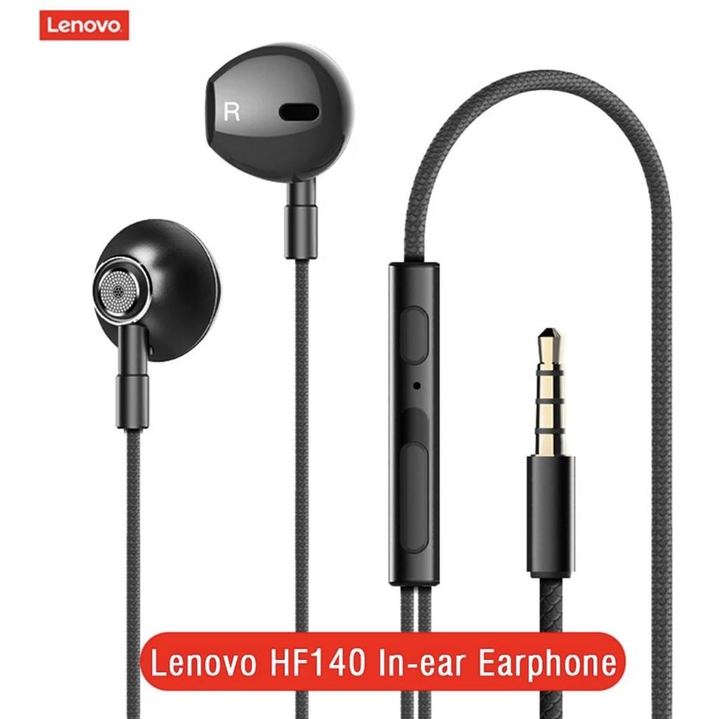 Tai nghe dây có mic Lenovo HF140 jack 3,5 Dùng Cho Máy Tính Điện Thoại