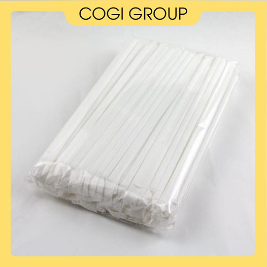 200 ỐNG HÚT GIẤY SIZE 8x197mm KHÔNG BỌC MÀNG uống sinh tố, nước ép, trà sữa