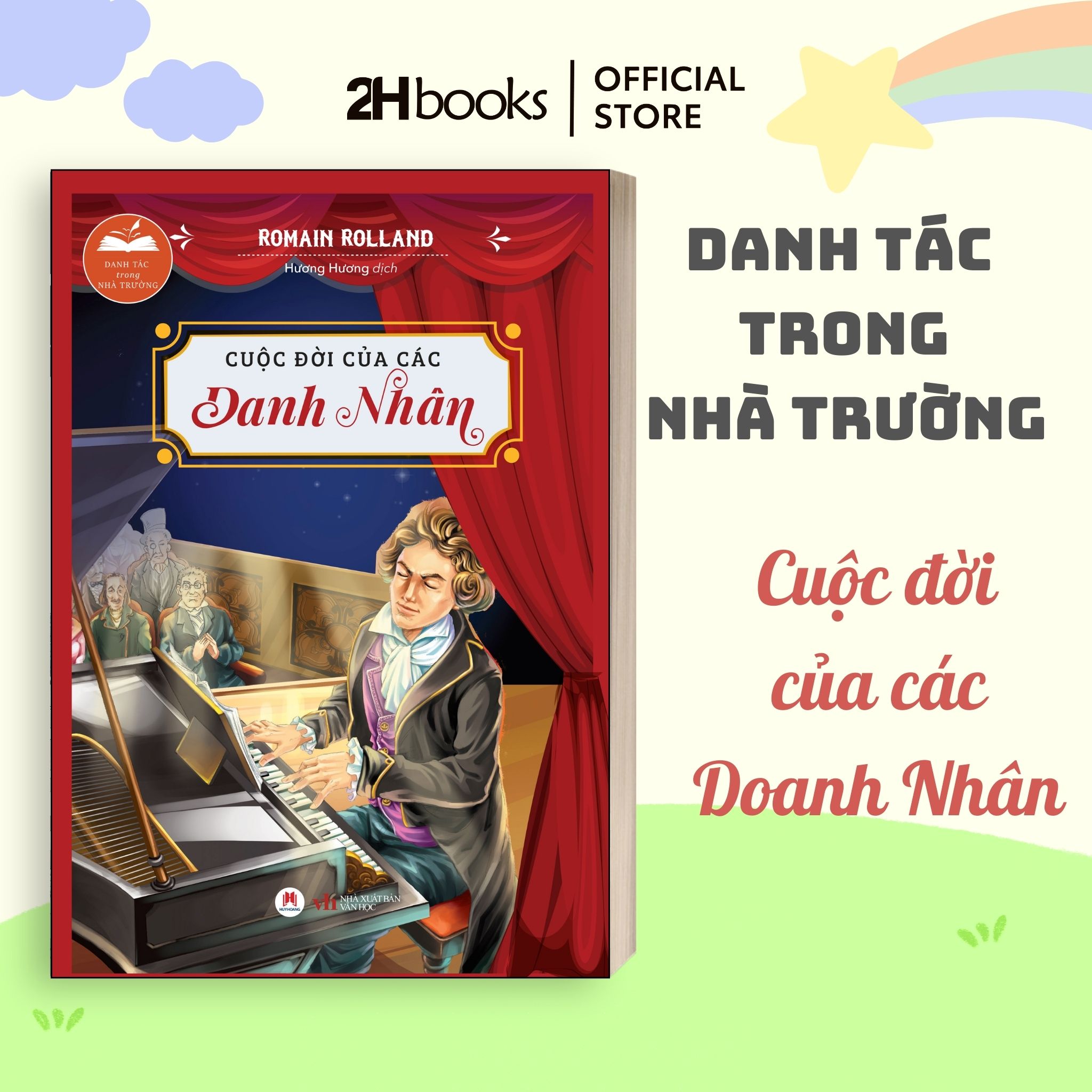 Sách Thiếu Nhi Danh tác trong nhà trường, trọn bộ 16 chủ đề, phiêu lưu, khám phá thê giới, 2HBooks