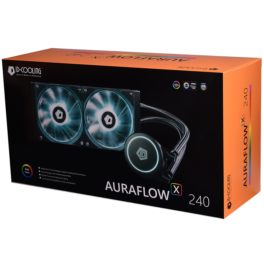 Tản Nhiệt Nước CPU ID-COOLING AURAFLOW X 240 - Hàng Chính Hãng