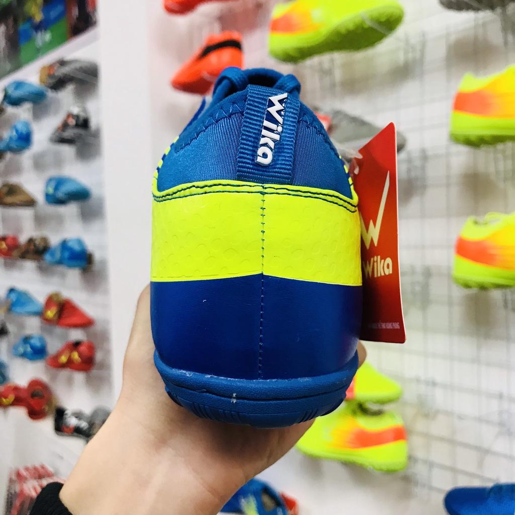 Giày bóng đá Wika Flash chính hãng xanh
