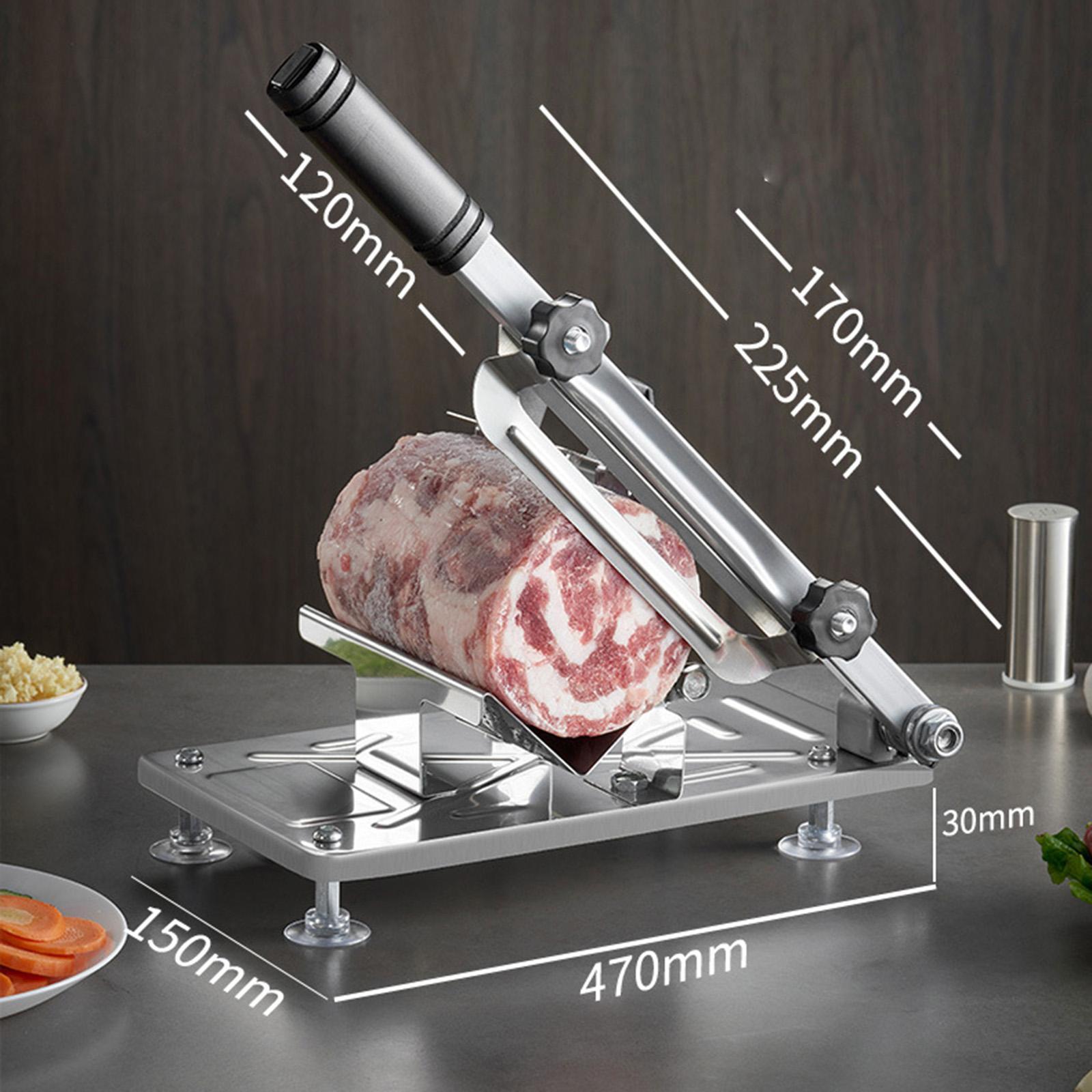 Meat Slicer Machine for Home Adjustable Grater Bacons Slicer for Fruits