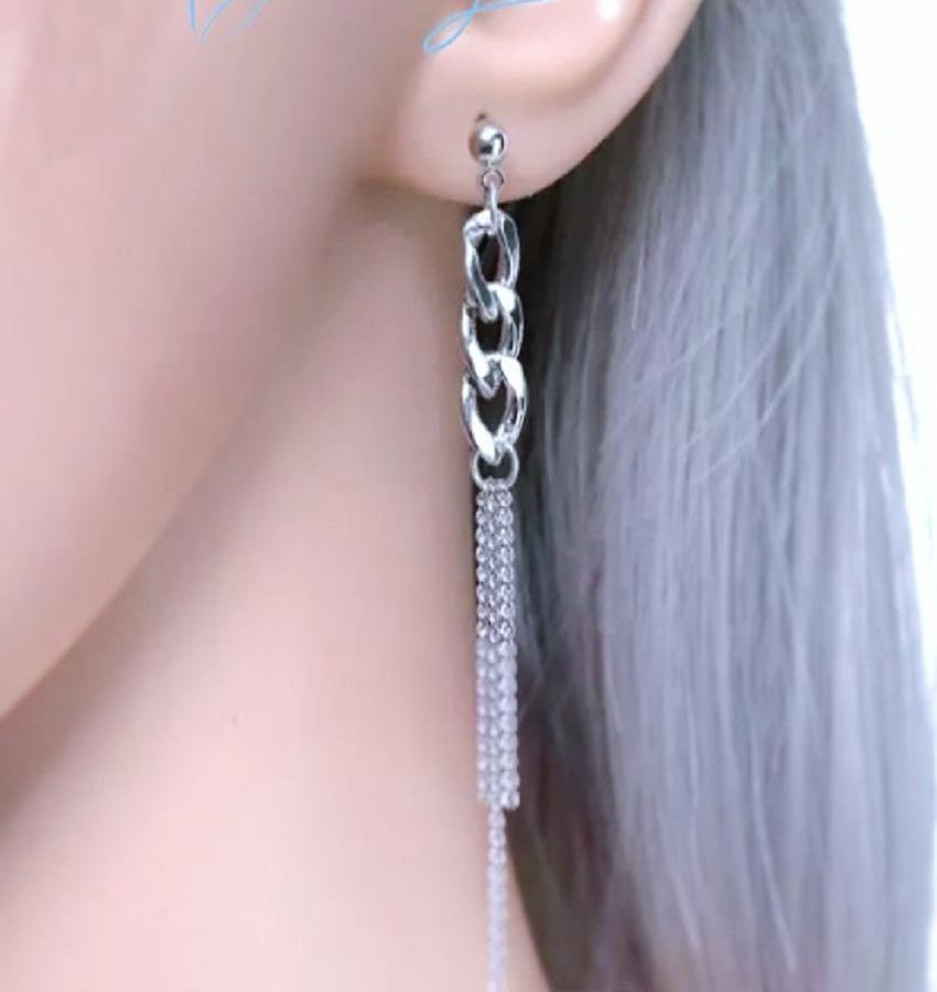 Bông tai nam nữ xích thời thượng bắt trend