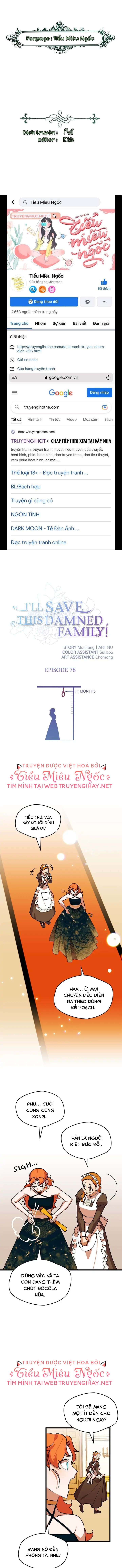 tôi sẽ cứu lấy gia tộc sắp sụp đổ chapter 78 1