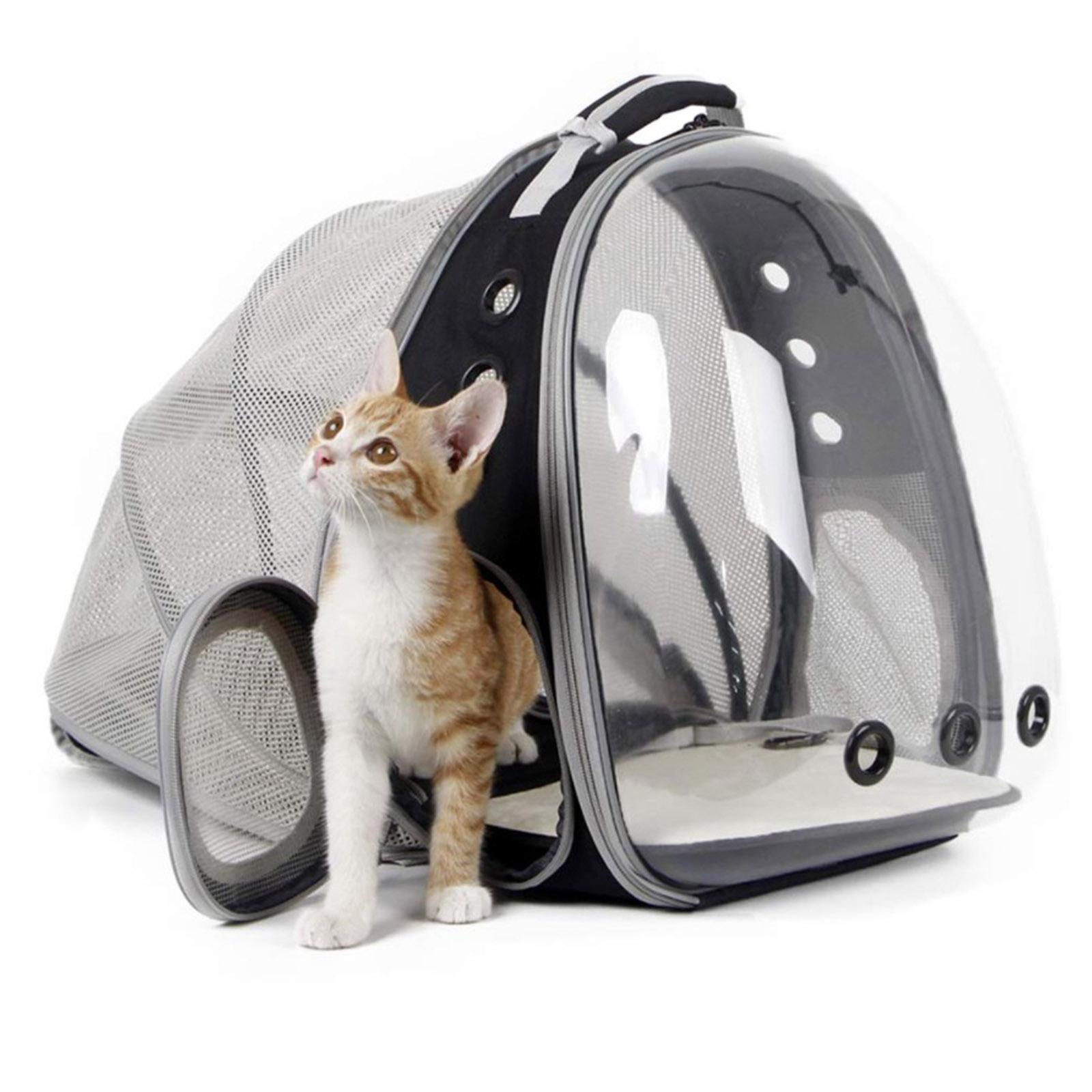 Expandable Cat Carrier Bubble Backpack Cat Pet Travel Bag