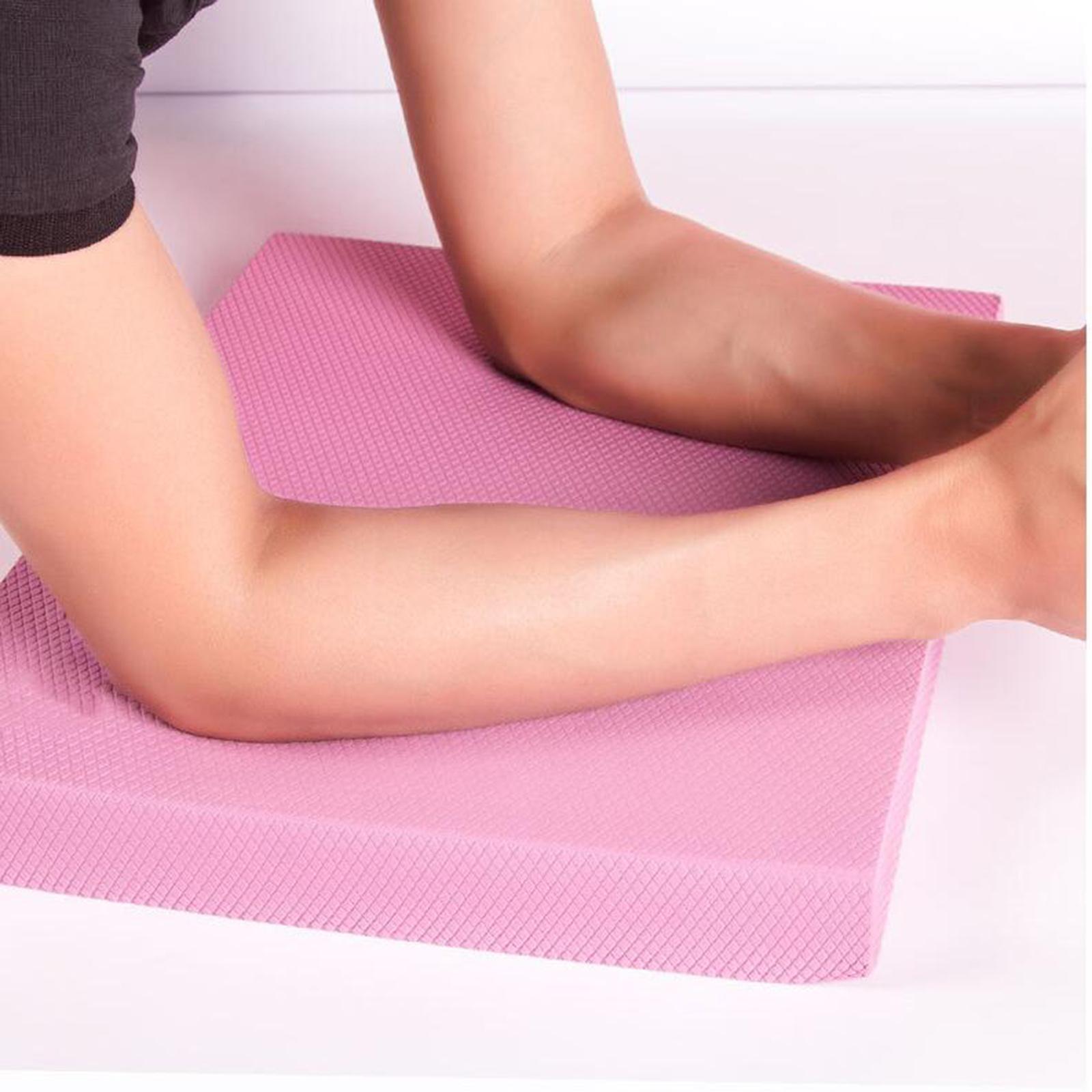 2Pack Foam Balance Cushion Knee Pad for Fitness Stability Balance Training Pilates Fitness Home Gym