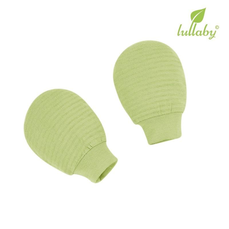 Bao tay, bao chân Lullaby, Set bao tay chân Lullaby cotton kẻ ngang