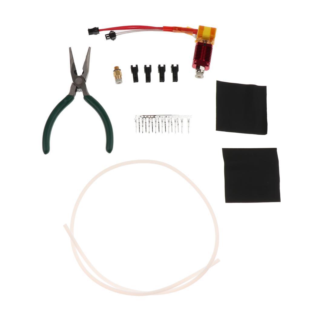 1 Piece 3D Printer Nozzle Kit Upgrading Extruder Hot End Assembled for CR-10, CR-10S
