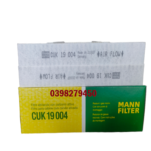 LỌC GIÓ ĐIỀU HÒA MANN FILTER CHO BMW CUK 19 004 (MÃ: 64 31 9 237 157; 64 31 9 312 318; 64 31 2 284 828)