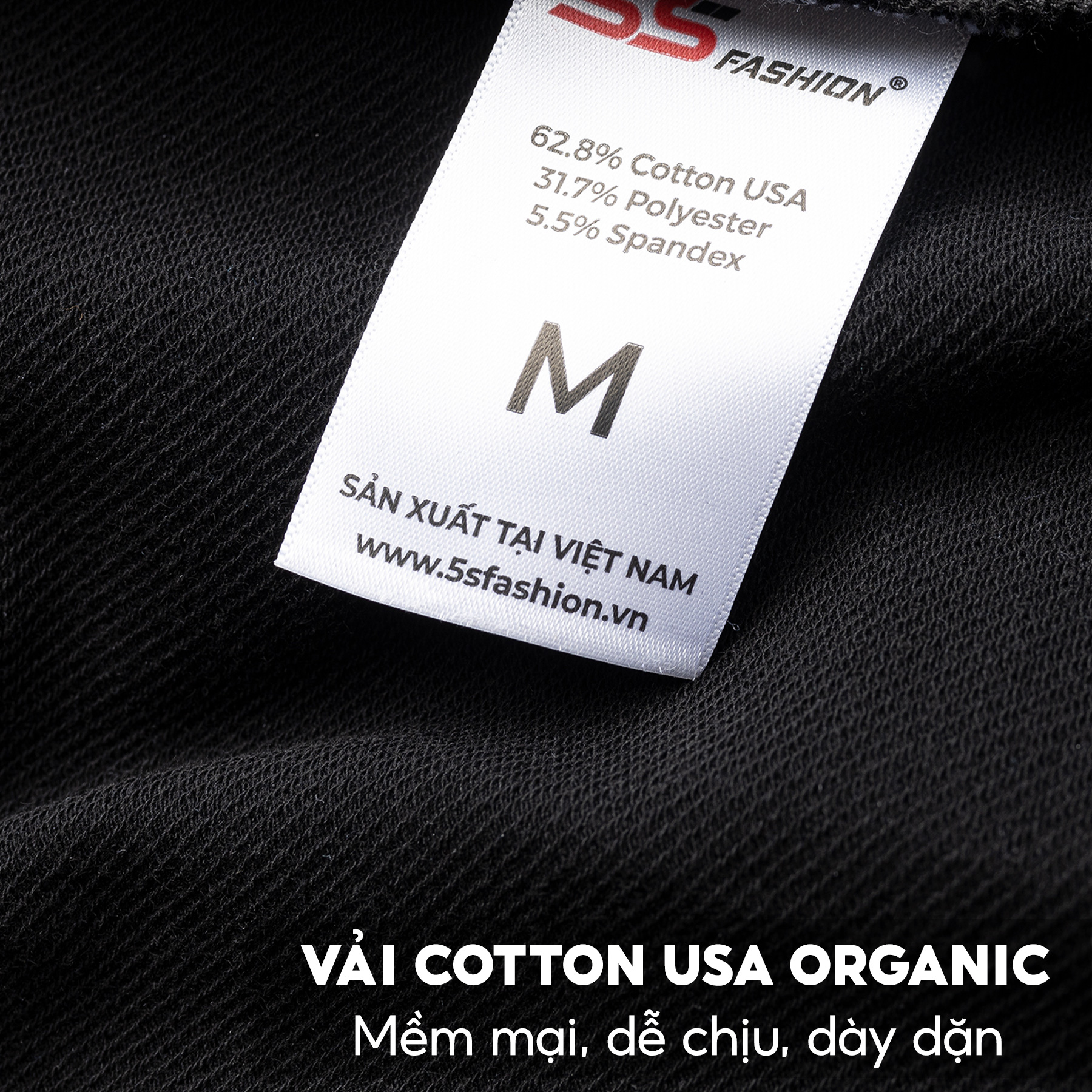 Áo Sweater Nỉ Nam 5S  Dài Tay Cổ Tròn, Vải Cotton USA Cao Cấp, Mềm Mại, Giữ Ấm Tốt, Thiết Kế Năng Động (ANO22013)