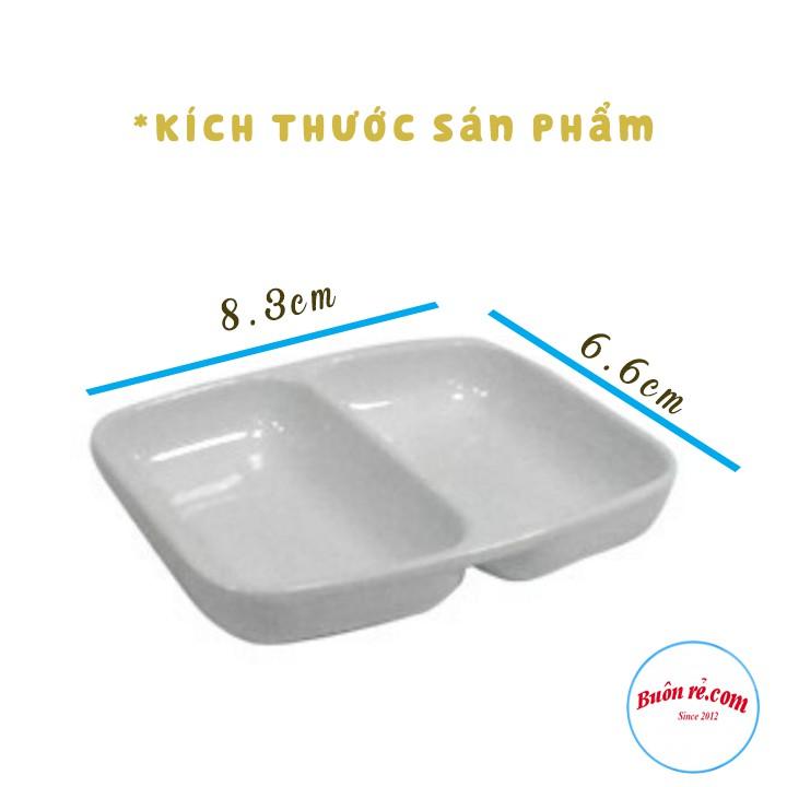 Combo 10 đĩa phíp 2 ngăn tiện dụng - Buôn rẻ 01255