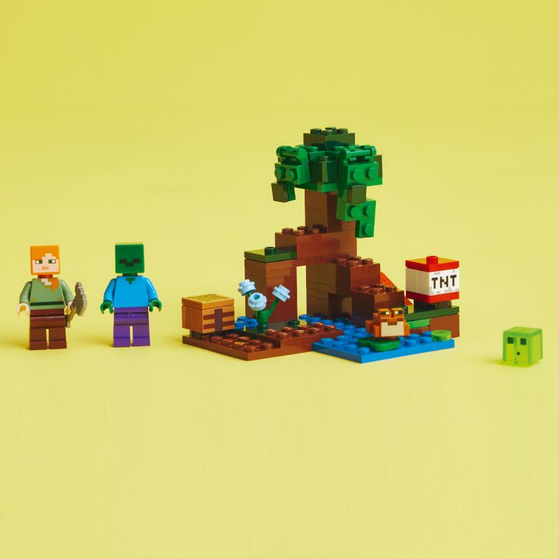 Đồ Chơi Lắp Ráp LEGO Minecraft Cuộc Phiêu Lưu Đầm Lầy Huyền Bí 21240 (65 chi tiết)