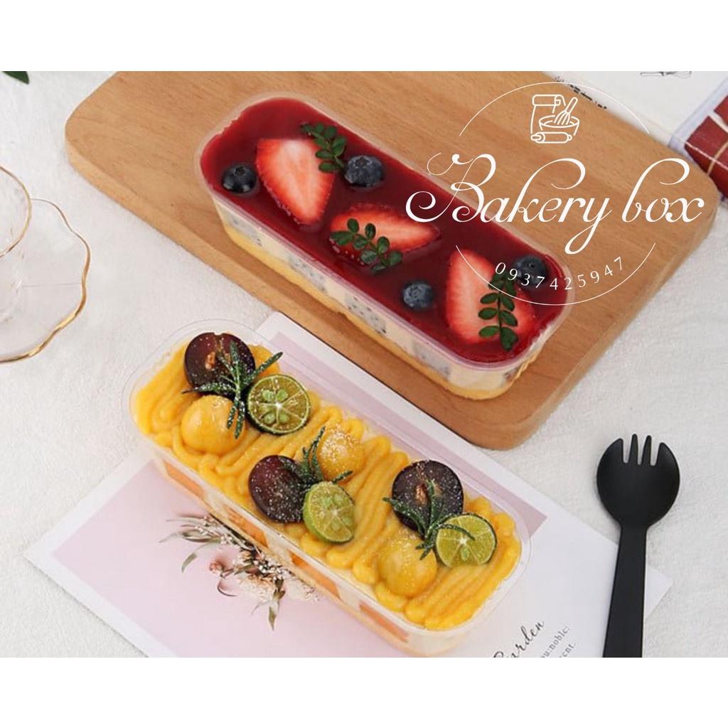 Set 100 Hộp XY599 Đựng Bánh Lạnh - Tiramisu - Mousse