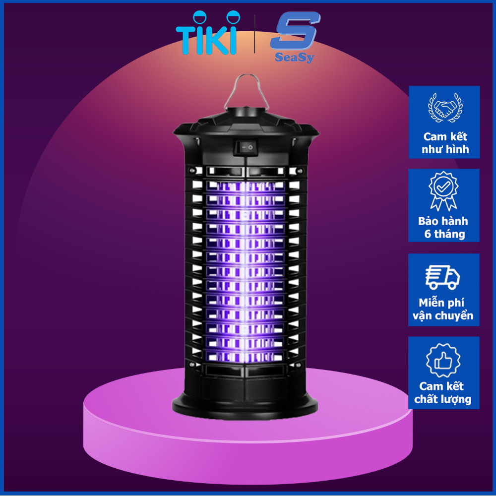 Đèn Diệt Côn Trùng, Đèn Bắt Muỗi Chuyên Dụng SeaSy SS68, Kiêm Đèn Led Ngủ, Vận Hành Êm Ái, Không Gây Tiếng Ồn, Không Gây Mùi, An Toàn Sử Dụng, Tiêu Diệt Côn Trùng, Muỗi Cả Ban Ngày Và Ban Đêm – Hàng Chính Hãng.